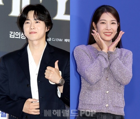 수호, 보아/사진=민선유 기자