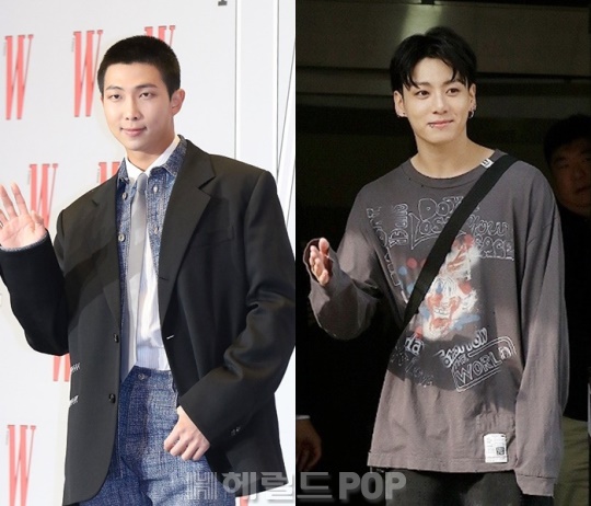 RM, 정국/사진=민선유 기자