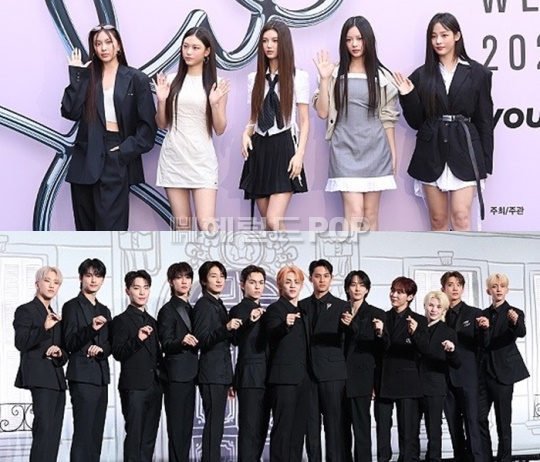 뉴진스, 세븐틴/사진=민선유 기자
