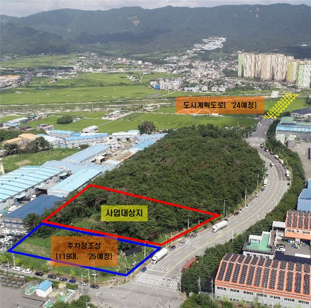 '남경주 국민체육센터' 위치도.[경주시 제공]