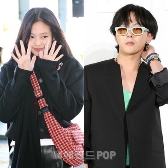 제니, 지드래곤/사진=민선유 기자