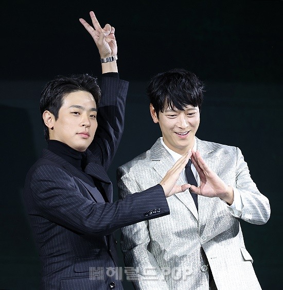 배우 박정민, 강동원/사진=민선유 기자