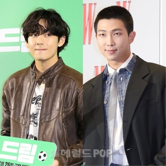 뷔, RM/사진=민선유 기자