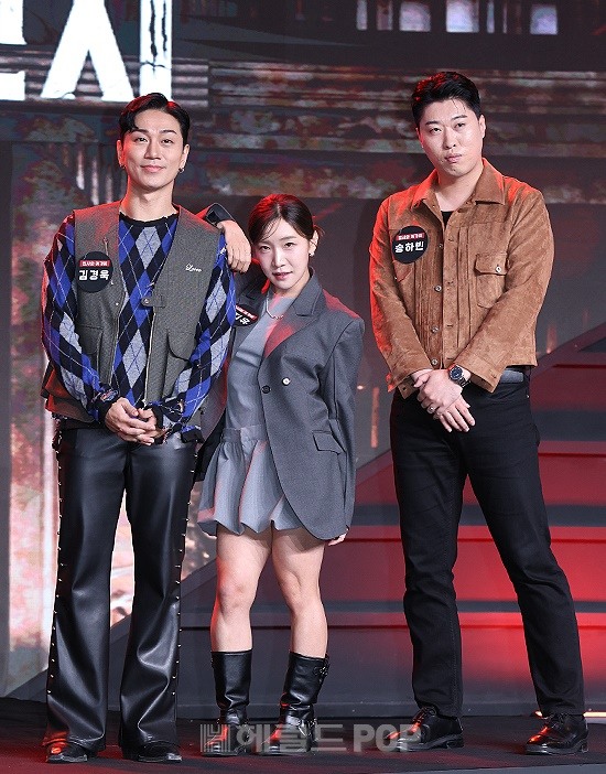 김경욱, 김지유, 송하빈/사진=민선유 기자