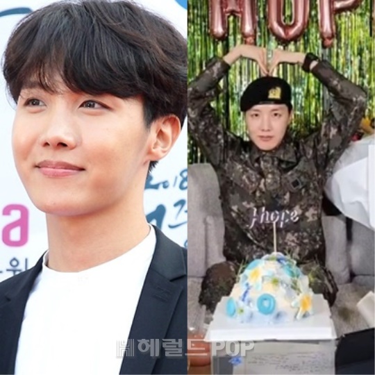 제이홉/사진=헤럴드POP DB, 위버스라이브 캡처