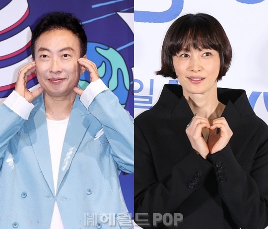 박명수, 이나영/사진=민선유 기자