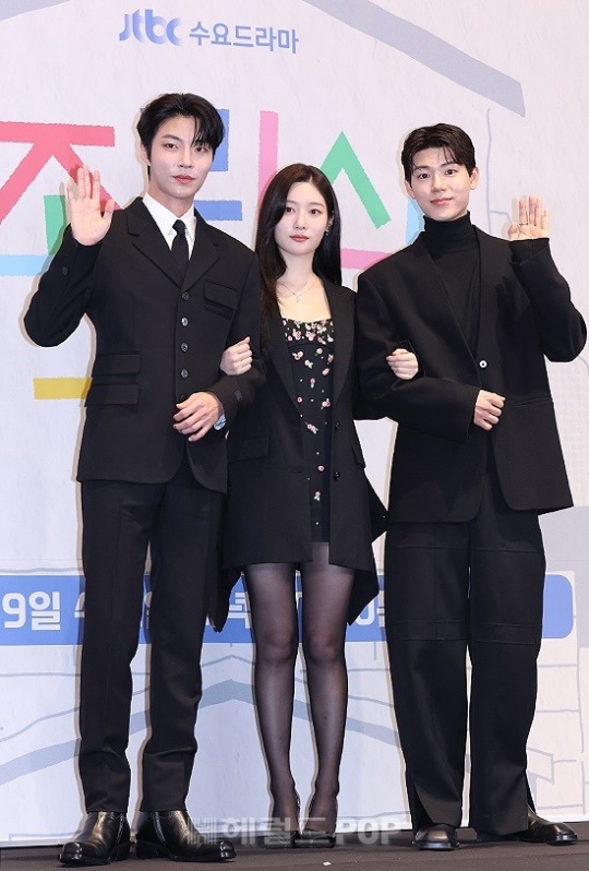 황인엽, 정채연, 배현성/사진=민선유 기자