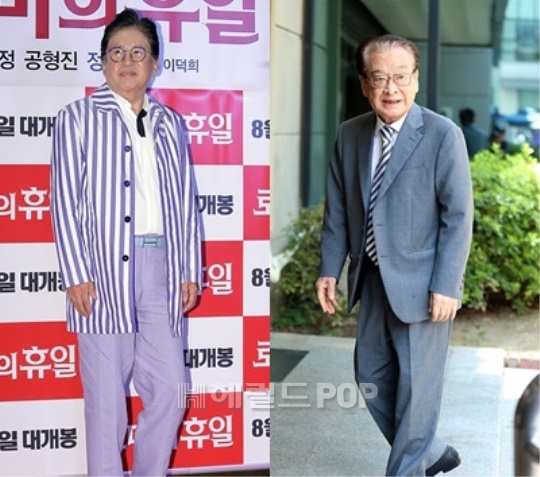 김용건, 이순재/사진=헤럴드POP DB