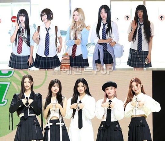 뉴진스(위), 아일릿(아래)/사진=민선유 기자