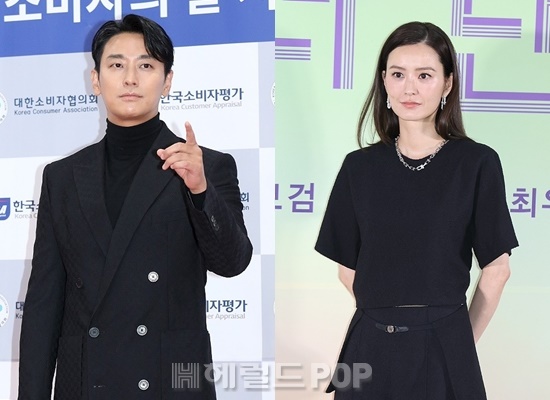 배우 주지훈, 정유미/사진=민선유 기자