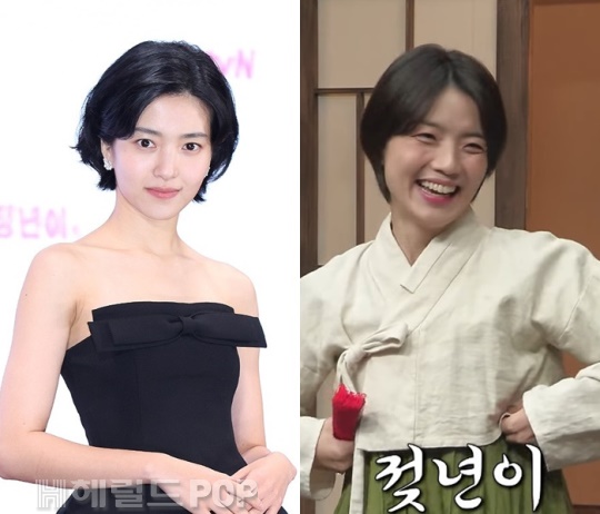 김태리, 안영미/사진=민선유 기자, 쿠팡플레이 유튜브 캡처