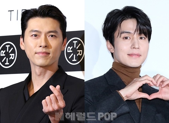 배우 현빈, 이동욱/사진=민선유 기자
