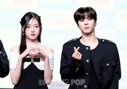강나언, 김우석/사진=민선유기자