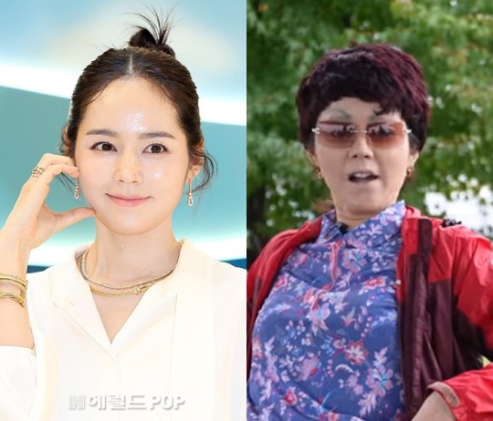 한가인/사진=민선유 기자, 유튜브 '자유부인 한가인' 캡처