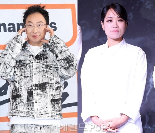 박명수, 정지선/사진=민선유 기자