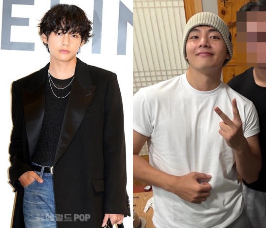 뷔/사진=민선유 기자, 온라인 커뮤니티