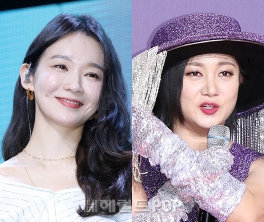 강민경, 박나래/사진=민선유기자