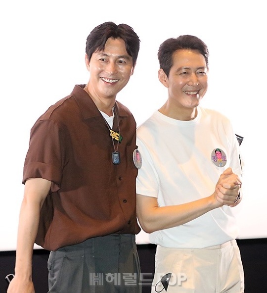 정우성, 이정재/사진=민선유 기자
