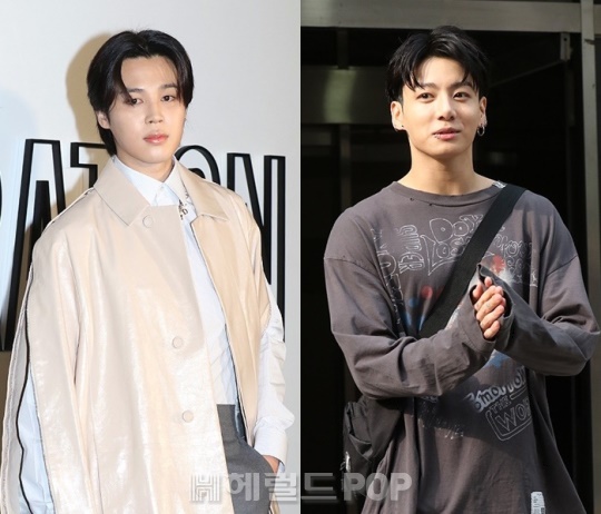 지민, 정국/사진=민선유 기자