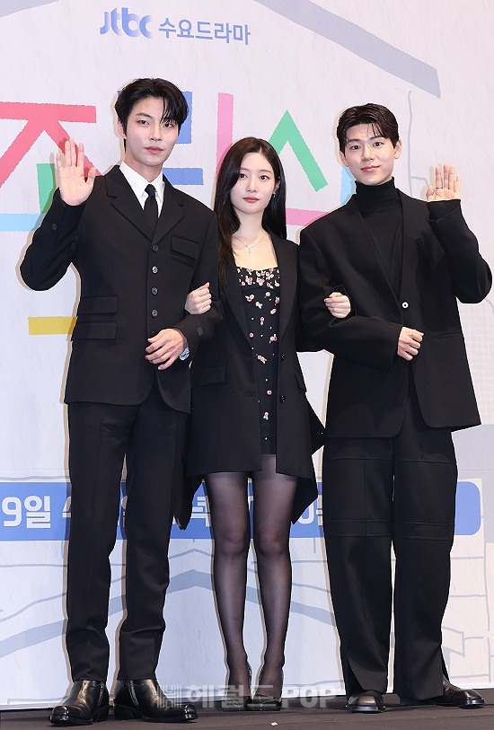 황인엽, 정채연, 배현성/사진=민선유 기자