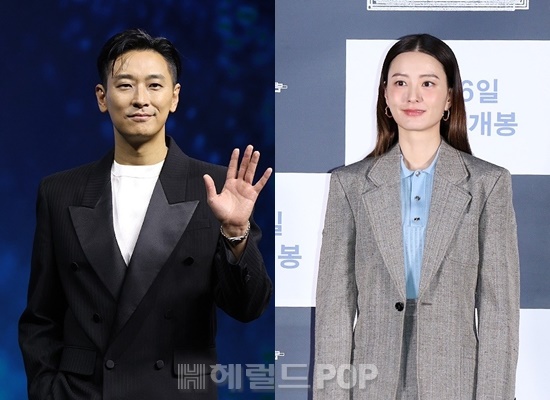 배우 주지훈, 정유미/사진=민선유 기자