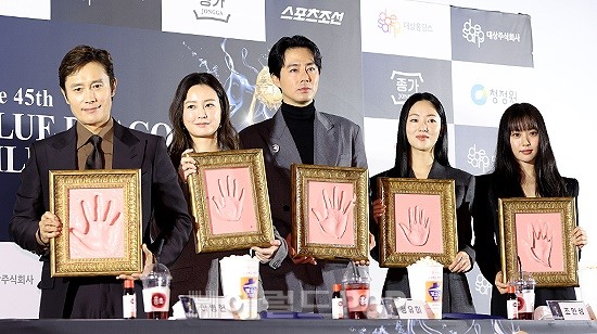 배우 이병헌, 정유미, 조인성, 전여빈, 고민시/사진=민선유 기자