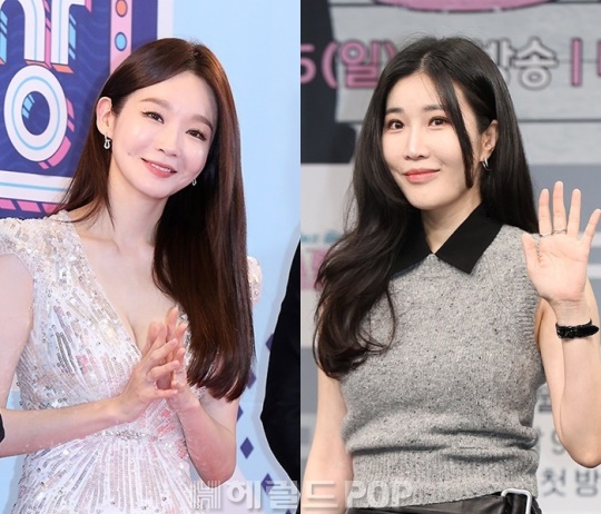 강민경, 이해리/사진=민선유 기자