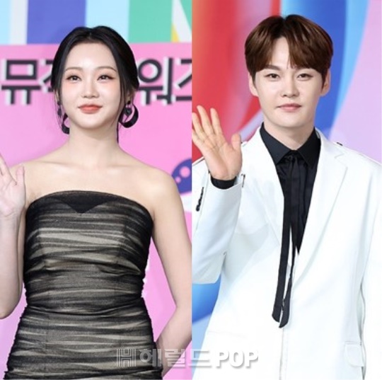 홍지윤, 박서진/사진=민선유 기자