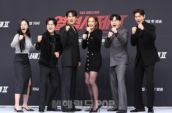 '열혈사제2' 주역들/사진=민선유 기자