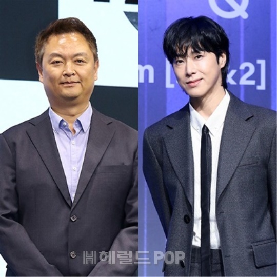 강윤성 감독, 유노윤호/사진=민선유 기자