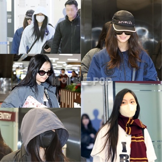 (왼쪽 위부터 시계방향)민지, 다니엘, 혜인, 해린, 하니/하진=민선유 기자