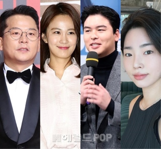 김준호, 김지민, 이장우, 조혜원/사진=헤럴드POP DB, 조혜원SNS