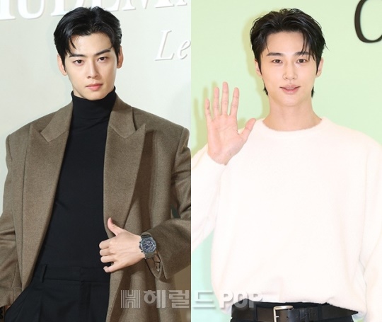 차은우, 변우석/사진=민선유기자