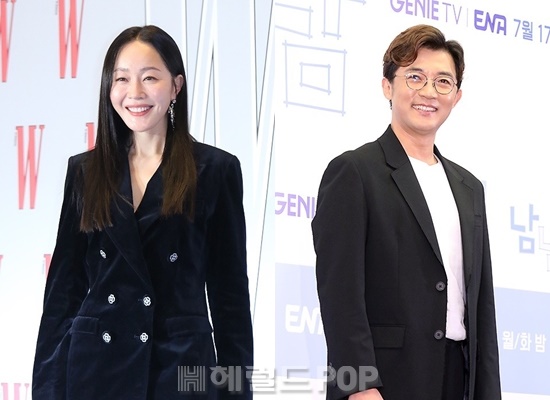 배우 엄지원, 안재욱/사진=헤럴드POP DB