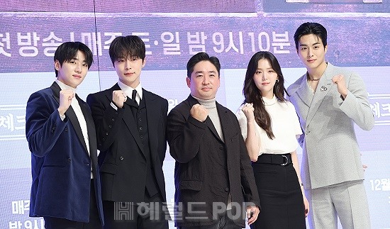 박재찬, 배인혁, 명현우 감독, 김지은, 정건주/사진=민선유 기자