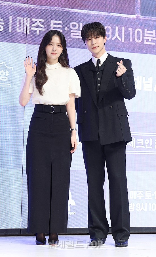 김지은, 배인혁/사진=민선유 기자