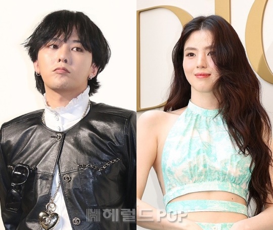 지드래곤, 한소희/사진=민선유기자